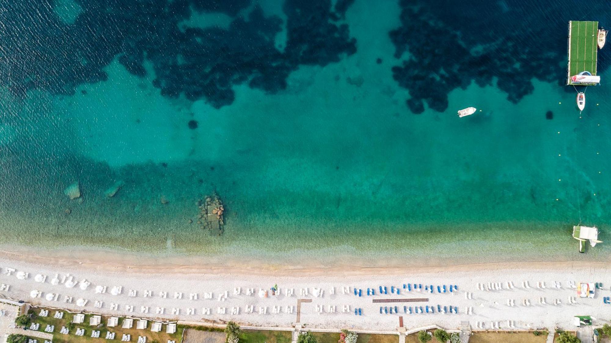 Krouzeri Beach Apartments Niszáki Kültér fotó