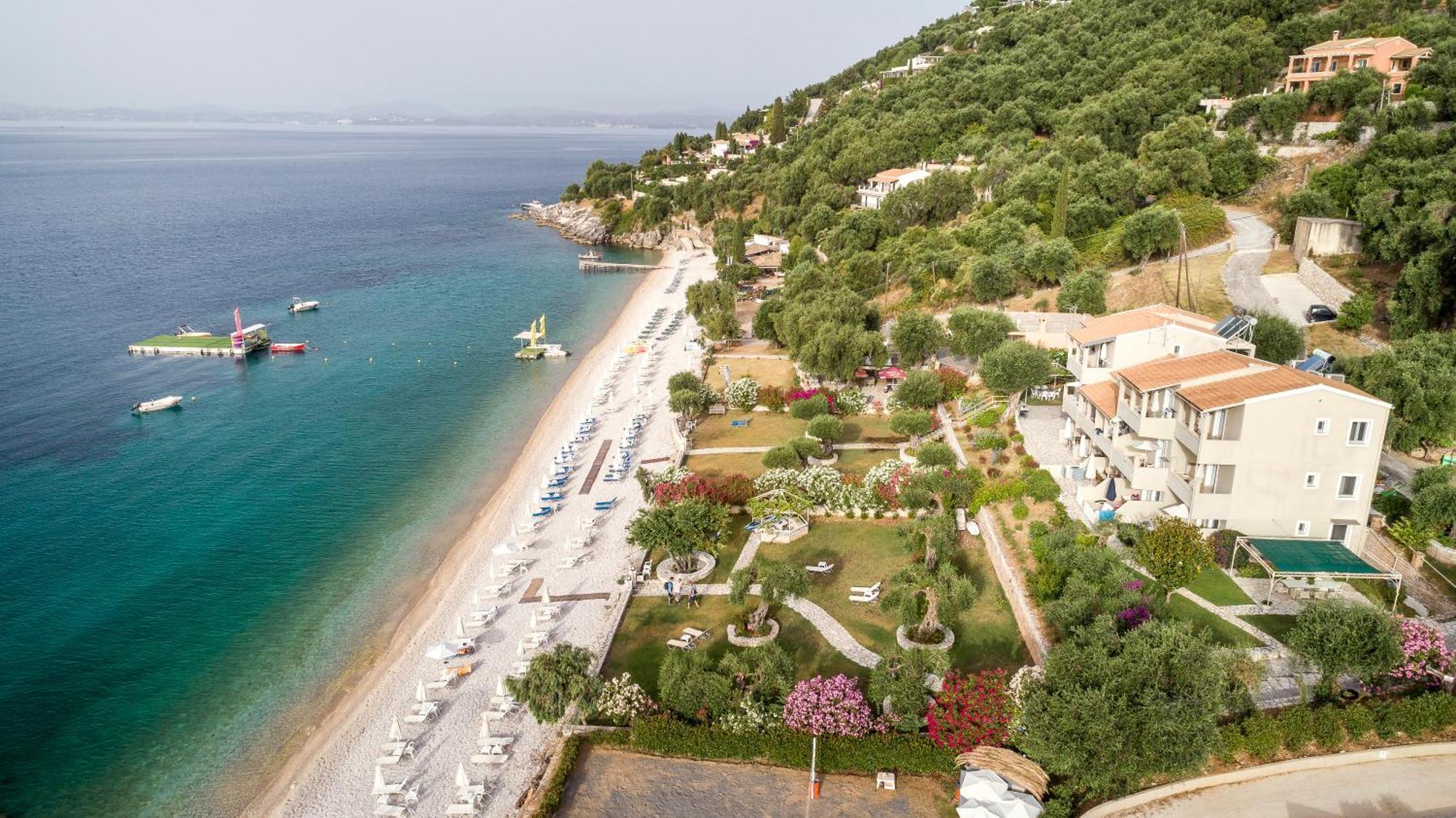 Krouzeri Beach Apartments Niszáki Kültér fotó