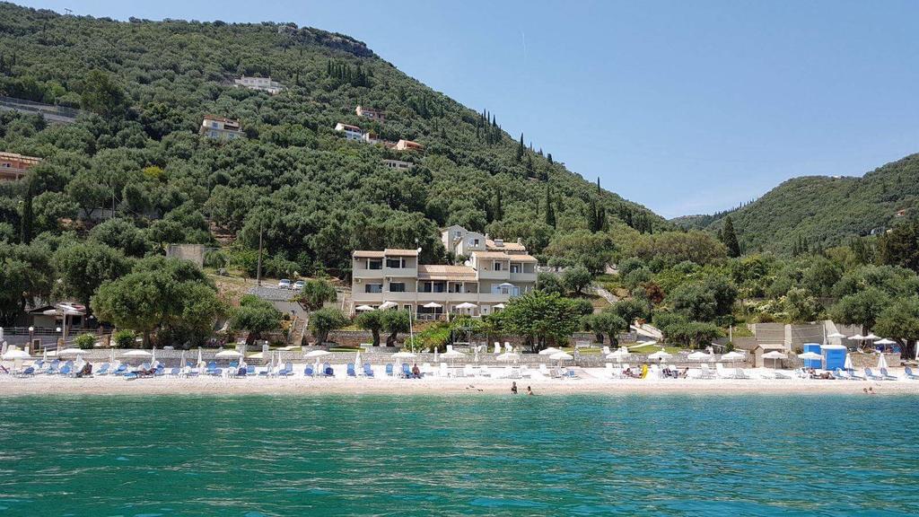 Krouzeri Beach Apartments Niszáki Kültér fotó