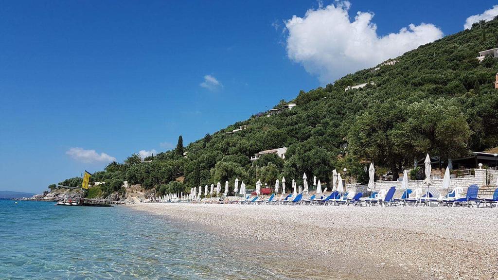 Krouzeri Beach Apartments Niszáki Kültér fotó