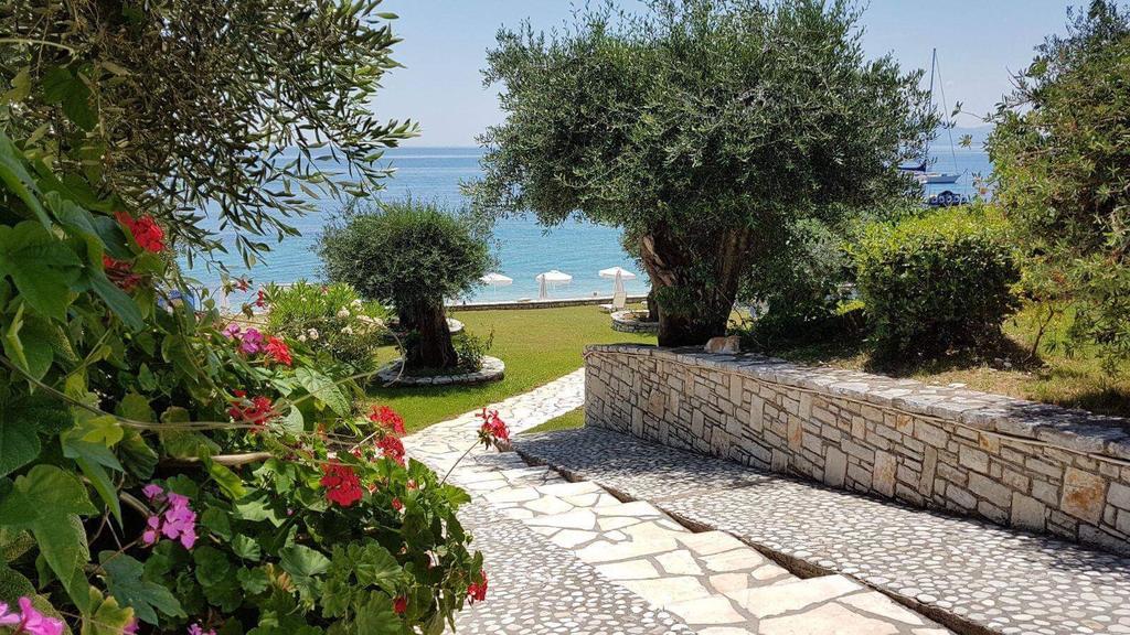 Krouzeri Beach Apartments Niszáki Kültér fotó