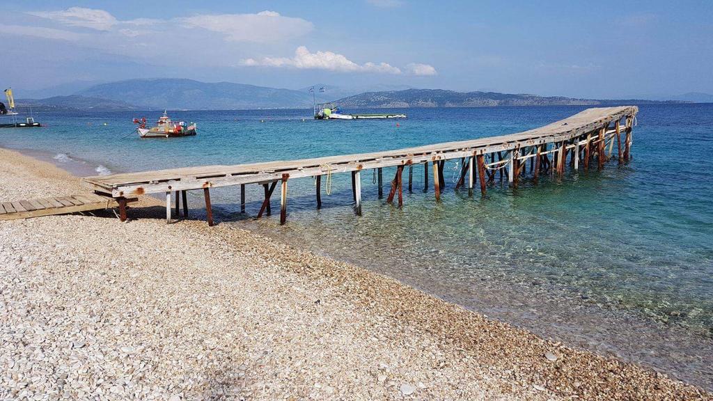 Krouzeri Beach Apartments Niszáki Kültér fotó